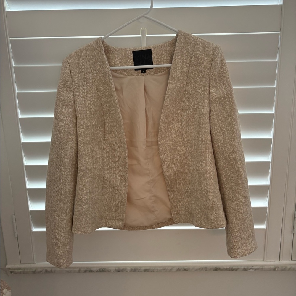 Ina Beige Women's Suit Jacket
